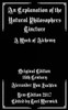 An Explanation of the Natural Philosophers Tincture: A Work of Alchemy