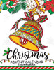 Christmas Advent Calendar Coloring Book.: Adult Coloring Book