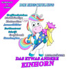 Das etwas andere Einhorn: Die Einschulung (In GroBbuchstaben - Komplett in Farbe) (German Edition)