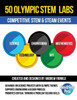 50 Olympic STEM Labs: Competitive STEM & STEAM Events (50 Olympics Stem Labs)