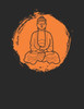Achtsamkeitstagebuch: Notiere und plane deine täglichen Meditationen ? Sammle und fokussiere deine Gedanken ? Finde innere Ruhe und Gelassenheit ? A4+ Format ? Motiv: Buddha orange (German Edition)