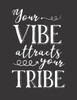 Achtsamkeitstagebuch: Notiere und plane deine täglichen Meditationen ? Sammle und fokussiere deine Gedanken ? Finde innere Ruhe und Gelassenheit ? A4+ ... vibe attracts your tribe 2 (German Edition)