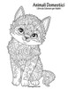 Animali Domestici Libro da Colorare per Adulti (Italian Edition)