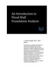 An Introduction to Flood Wall Foundation Analysis (Flood Control Engineering)