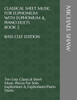 Classical Sheet Music For Euphonium With Euphonium & Piano Duets Book 2 Bass Clef Edition: Ten Easy Classical Sheet Music Pieces For Solo Euphonium & ... Sheet Music For Euphonium (Bass Clef))