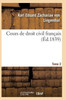 Cours de droit civil français. Tome 2 (Sciences Sociales) (French Edition)