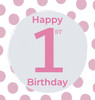 1st Birthday Guest Book (Hardcover): Birthday girl guest book, first birthday book, party and birthday celebrations decor, memory book, 1st birthday, ... guestbook, celebration parties, mess