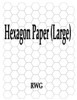 Hexagon Paper (Large) : 200 Pages 8.5" X 11"