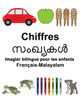 Français-Malayalam Chiffres Imagier bilingue pour les enfants (FreeBilingualBooks.com) (French Edition)