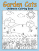 Garden Cats Children's Coloring Book