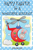 Happy Easter to a Wonderful Student! (Coloring Card): (Personalized Card) Easter Messages, Wishes, & Greetings for Children!