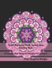 Heart Mandalas Black Background Coloring Book: 50 Beautiful Black Background Mandalas For Coloring In