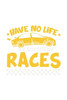 Have No Life My Boyfriend Races: 120 Pages I 6x9 I Dot Grid I Funny Car Racing & Race Car Driver Gifts