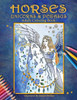 Horses, Unicorns & Pegasus: Adult Coloring Book