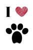 I Heart Paw (I Love Dogs)