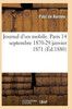 Journal d'un mobile. Paris 14 septembre 1870-29 janvier 1871 (Histoire) (French Edition)