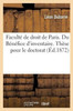 Faculté de droit de Paris. Du Bénéfice d'inventaire. Thèse pour le doctorat (Sciences Sociales) (French Edition)
