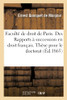 Faculté de droit de Paris. Des Rapports à succession en droit français (French Edition)
