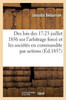 Des lois des 17-23 juillet 1856 sur l'arbitrage forcé et les sociétés en commandite par actions (French Edition)