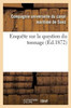 Enquête sur la question du tonnage (French Edition)