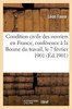 La Condition civile des ouvriers en France, conférence faite à la Bourse du travail (Sciences Sociales) (French Edition)
