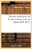 Leçons analytiques de lecture à haute voix. 4e édition (French Edition)