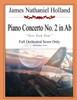 Piano Concerto No. 2 In Ab : New York Tour Full Score Only