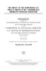 The Impact Of The Dodd-Frank Act : What It Means To Be A Systemically Important Financial Institution