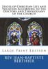 States Of Christian Life And Vocation According To The Doctors And Theologians Of The Church : Large Print Edition