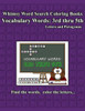 Whimsy Word Search Vocabulary Words : 3Rd Thru 5Th Grade