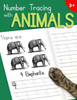 Number Tracing With Animals : Learn The Numbers - Number And Counting Practice Workbook For Children In Preschool And Kindergarten - Green|Leaf Cover