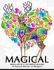 Magical Deer Adults Coloring Book : Animal Coloring Books For Adults Relaxation And Mindfulness