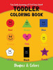 Toddler Coloring Book : Fun Early Learning Of First Easy Words
