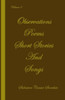 Observations, Poems, Short Stories And Songs