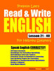 Preston Lee'S Read & Write English Lesson 21 - 40 For Hebrew Speakers