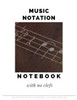 Music Notation Notebook With No Clefs