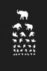 Tumbling Elephants : Animal Eye Chart