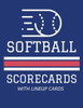 Softball Scorecards With Lineup Cards : 50 Scoring Sheets For Baseball And Softball Games (8.5X11)