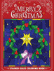 Merry Christmas Stain Glass Coloring Book : Fun, Easy, And Relaxing Coloring Pages For Adults