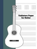 Tablature Paper For Guitar