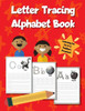 Letter Tracing Alphabet Book : Abc Learning Workbook For Kids - Toddlers, Preschool, K-2 - Red