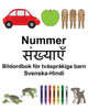 Svenska-Hindi Nummer/????????? Bildordbok För Tvåspråkiga Barn