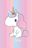 Nina : Calepin - Cadeau D'Anniversaire Personnel De Licorne Pour Les Enfants Et Les Écolières