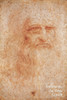 Leonardo Da Vinci Schrift: Zelfportret - Artistiek Dagboek Voor Aantekeningen - Stijlvol Notitieboek - Ideaal Voor School, Studie, Recepten Of Wa