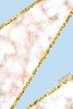 Schrift: Trendy & Hip Notitieboek - Cyaan Blauw Roze Goud Marmer Mozaïek Design - Ideaal Voor School, Studie, Recepten Of Wacht