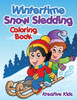 Wintertime Snow Sledding Coloring Book