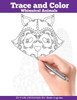 Trace And Color : Whimsical Animals: Adult Activity Book