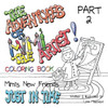 The Adventures Of Mimi The Artist : Part 2- Just In Time - Coloring Book Version