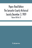 Papers Read Before The Lancaster County Historical Society December 3, 1909; History Herself, As Seen In Her Own Workshop; (Volume Xiii) No. 10