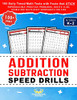 Addition Subtraction Speed Drills: 100 Daily Timed Math Tests with Facts that Stick, Reproducible Practice Problems, Digits 0-20, Double and ... Kids in Grades K-2 (Practicing Math Facts)